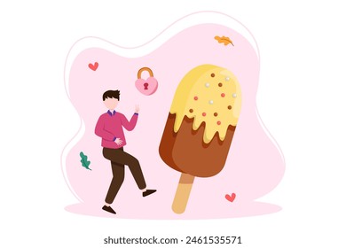 World Chocolate Day Flat Illustration Design