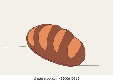 World chocolate day illustration. World chocolate day one-line drawing