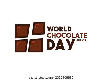 World Chocolate Day. July 7. Eps 10.