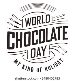 World Chocolate Day Tshirt Design