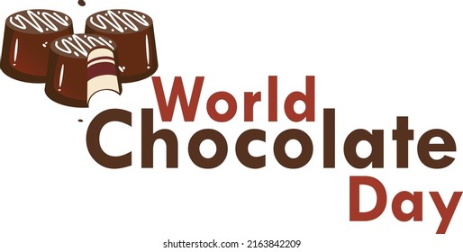 Arte vector del Día Mundial del Chocolate