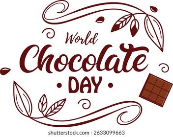 World Chocolate Day vector art illustration