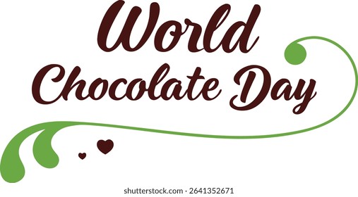 World Chocolate Day vector art illustration