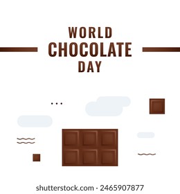 World Chocolate Day Vector Design Illustration