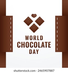World Chocolate Day Vector Design Illustration