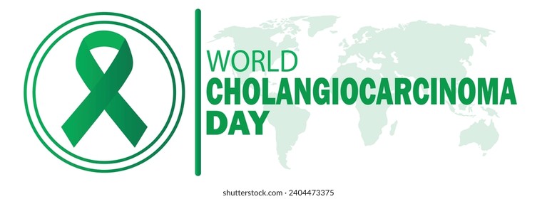 World Cholangiocarcinoma Day. Holiday concept. Template for background, banner, card, poster with text inscription. Vector illustration