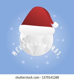 World christmas day paper style background. Christmas greeting design