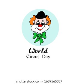 World circus day. Doodle style. Vector illustration.