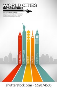 World Cities Infographic Design