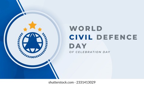 World Civil Defence Day Celebration Vector Design Illustration for Background, Poster, Banner, Advertising, Greeting Card