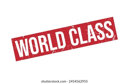 World Class Rubber Stamp Seal Vector
