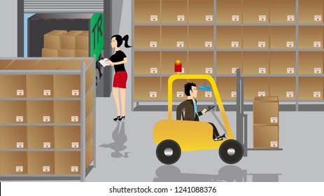 World Class Warehouse Stock Vector (Royalty Free) 1241088376 | Shutterstock