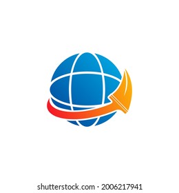 World Clean logo vector template, Creative Clean logo design concepts