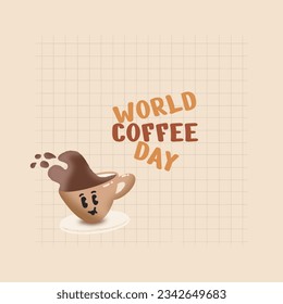 WORLD COFFEE DAY DESIGN VECTOR