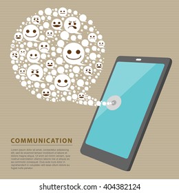 The world of communication, everything was just a smart phone. Smart phone can communicate around the world.