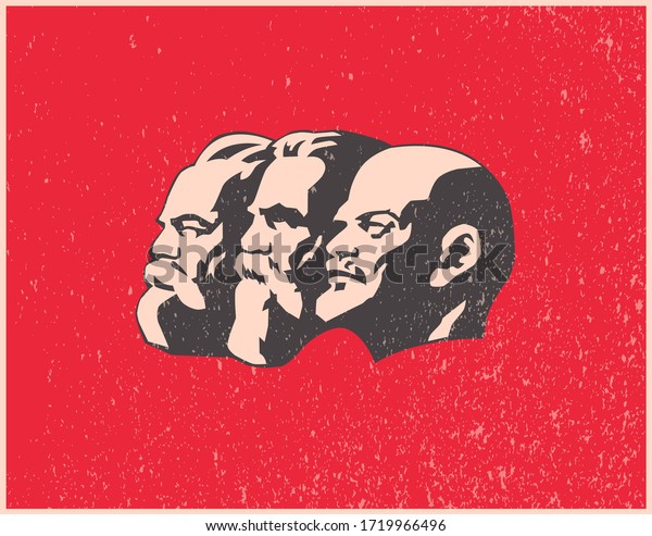 world communist
leaders vector
illustration