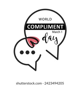 World Compliment Day. March 1.