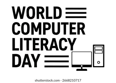 Dia Mundial da Alfabetização do Computador, Tipografia do Computador Desktop e do Ícone do PC