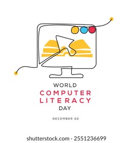 World Computer literacy day, held on 2 December.