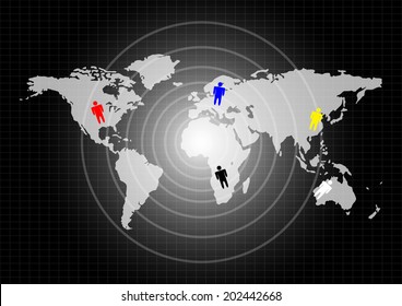 world connecting people 