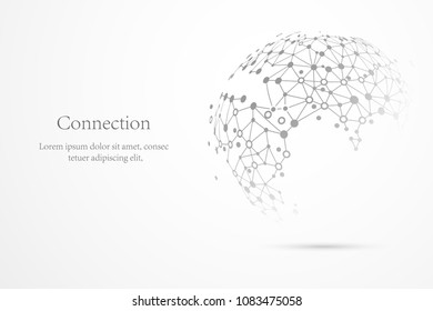 world connection design concept. vector illustration