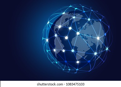 world connection design concept. vector illustration