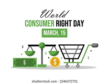 World consumer right day illustration 