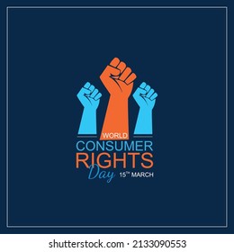 World Consumer Rights Day Vector Illustration