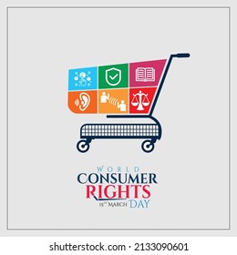 World Consumer Rights Day Vector Illustration
