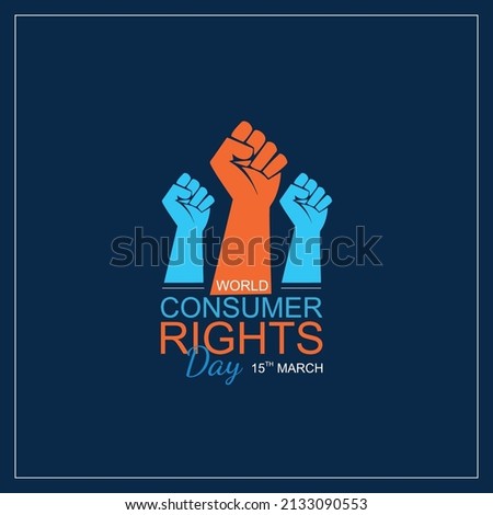 World Consumer Rights Day Vector Illustration
