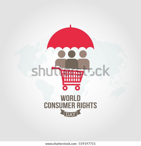 World Consumer Rights Day Vector Illustration Stock Vector (Royalty ...