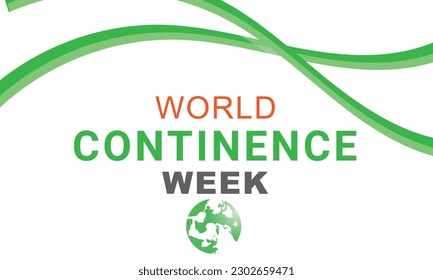 Semana Mundial del Continente. fondo, banner, tarjeta, afiche, plantilla. Ilustración vectorial.