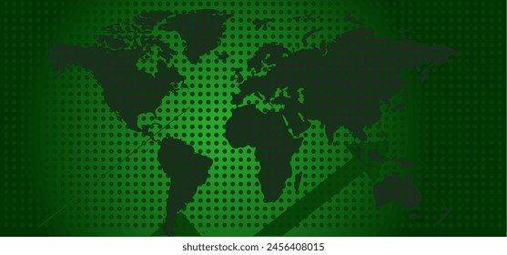 world, continents, travel - vector illustration, background, banner