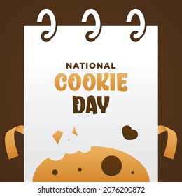 World Cookie Day Design Background For Greeting Moment