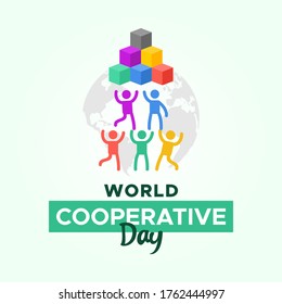 World Cooperative Day Vector Design Illustration
