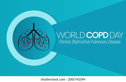 World Copd Day Chronic Obstructive Pulmonary Stock Vector (Royalty Free ...