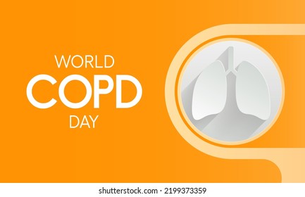 World Copd Day Chronic Obstructive Pulmonary Stock Vector (Royalty Free ...