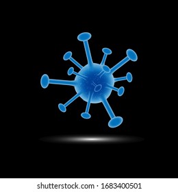 Weltes Konzept für einen Angriff auf das Corona-Virus. Virusgrippe als gefährliche Grippevirusstamm-Fälle als Pandemie für den Ausbruch der asiatischen Grippe. Virus- und Bakteriensymbol, Einbruchszelle, die Krankheit und Krankheit verursacht.