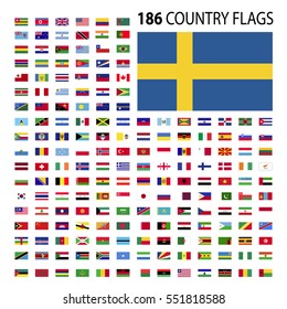 world country flags icon vector illustration
