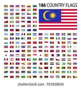 world country flags icon vector illustration
