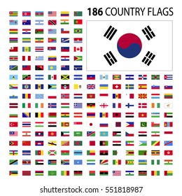 world country flags icon vector illustration