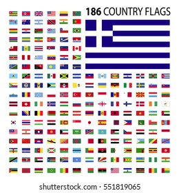 world country flags icon vector illustration