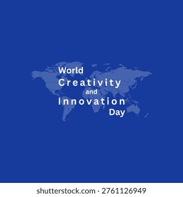 World Creativity and Innovation Day. April 21. Idea light bulb. Line outline. Doodle. White background. Poster, banner, card, background. Eps 10.