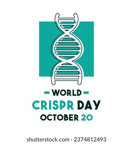 World CRISPR Day. October 20. Eps 10.