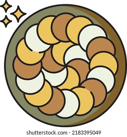 world cuisine made of different spices on white background