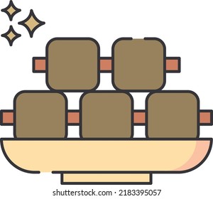 world cuisine made of different spices on white background
