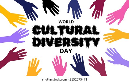 World Cultural Diversity Day Banner Stock Vector (Royalty Free ...