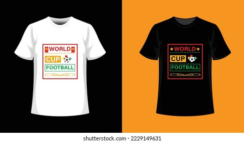 world cup football t-shirt design