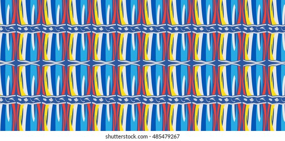 World Cup of Hockey 2016. Ice Hockey Abstract Trophy colorful background. Seamless pattern. Hockey World League banner, wallpaper, hockey puck. International Hockey Championship. Toronto tournament.