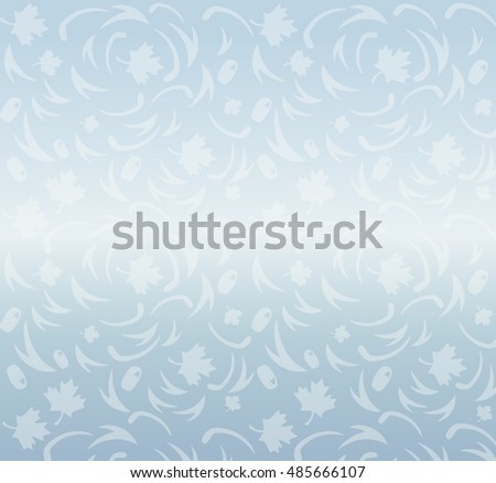 World Cup of Hockey 2016 pattern. Ice Hockey arena background. Abstract maple leafs, hockey puck and Hockey stick Seamless pattern. Hockey World League wallpaper, International Hockey Championship